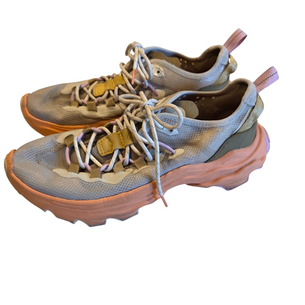 Sorel Kinetic Breakthru Tech Sneakers Sea Salt Radiation LL4932-191 Women 10